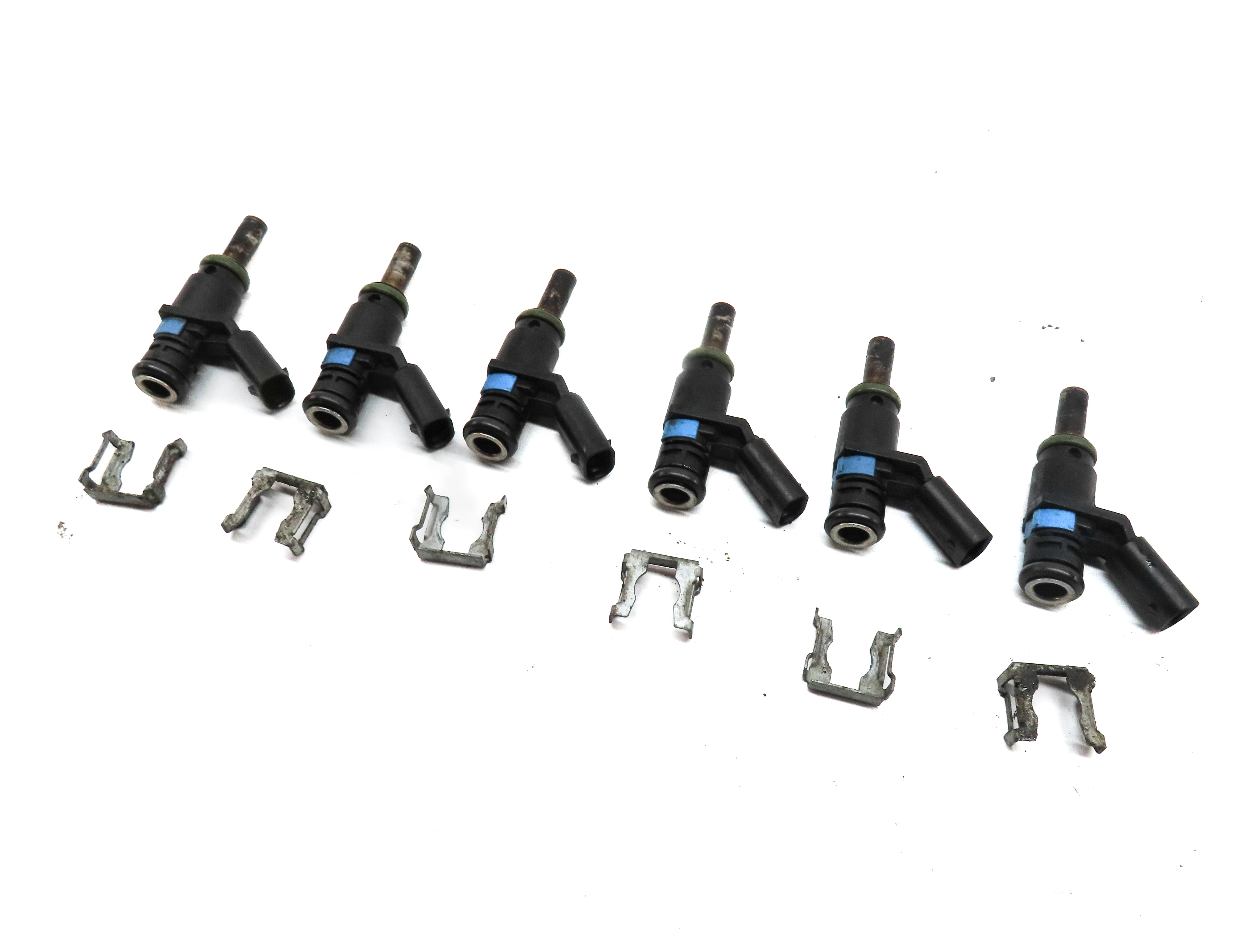 16-19 A6 A7 A8 Q7 (C7 D4 4M) SUPER 3.0L LOW PRESSURE ENGINE FUEL INJECTOR SET/6 — exact item pictured